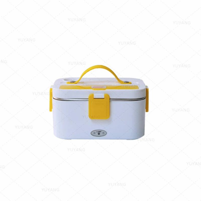 Own Brand 1.8L Zhongshan Electric Lunch Box 304 Stainless Steel Separated Office School Bento 80W Self Heating Lunchbox