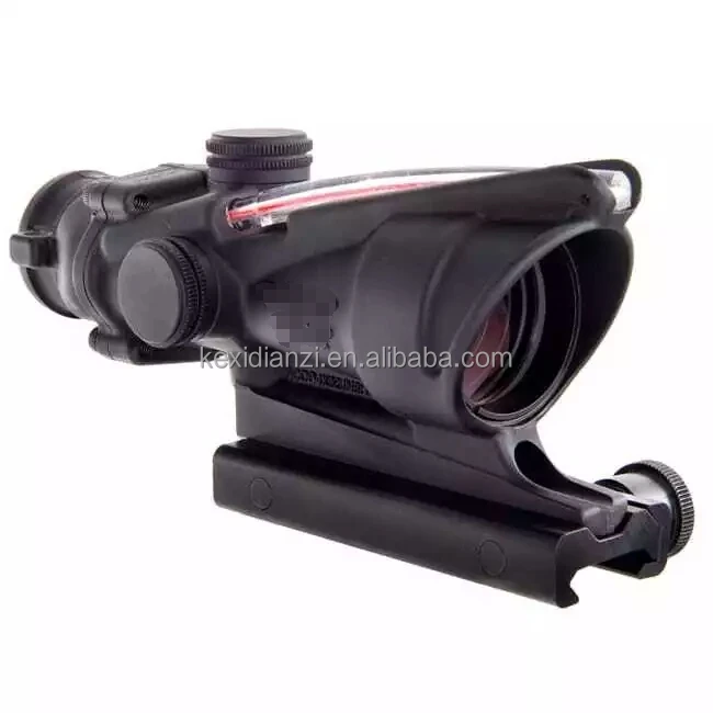 Factory wholesale 4X32mm prism sight, true red green fiber optic sight