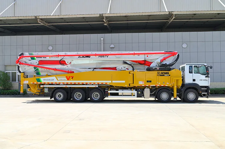 XCMG Official 67 Meter Concrete Pump Machine HB67V Truck-mounted Concrete Pump Price