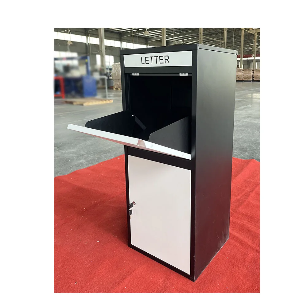 Wall Mounted Mailbox Stainless Steel Locking Key Letter delivery drop box Modern Postbox Home Outdoor Parcel Box