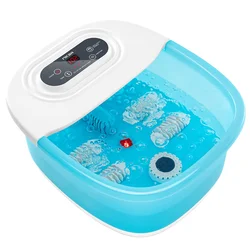 Trends Foldable Handle Air Bubble Ionic Detox Foot Spa Bath Massager 500W LED Control Panel Online Technical Support 17~28CM