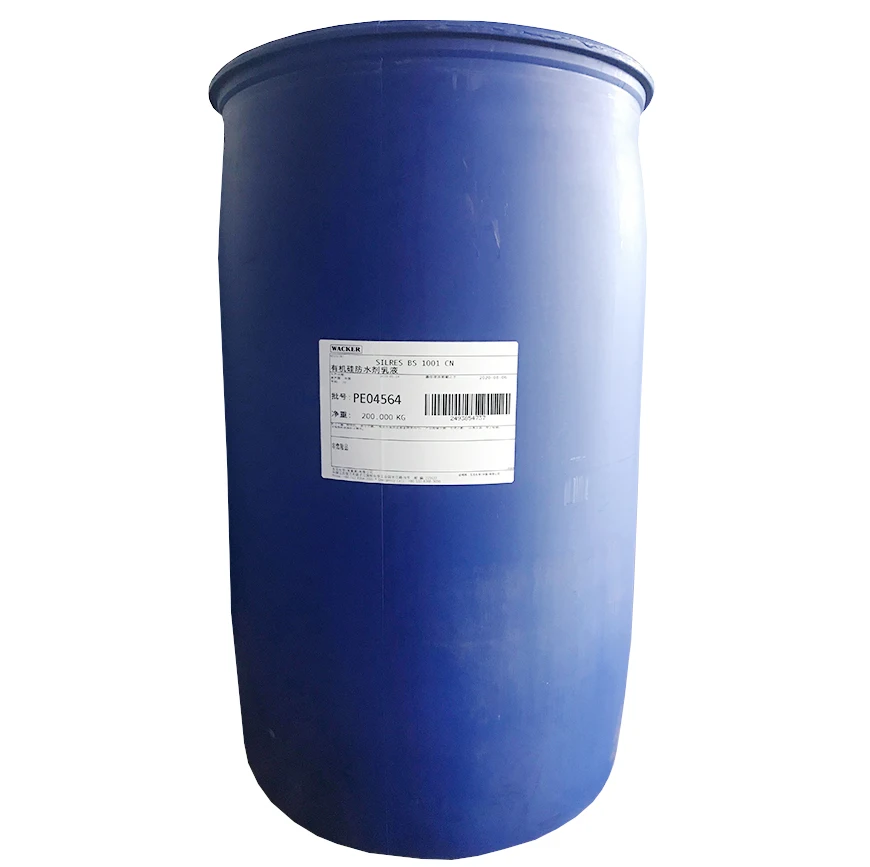 Solvent-free silicone emulsions for water-based coatings  Waterproofing agent for concrete