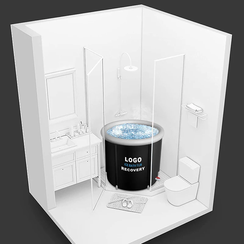 Large Ice Bath Tub for Athletes Portable Bathtub for Athletes Cold Water Therapy Tub for Recovery Cold Plunge Tub Ice Barrel