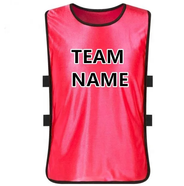 
factory wholesale practice jersey scrimmage vest pinnies training bibs for adults and youth soccer basketball football 