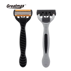 6 Blade Stainless Steel Blade shaving  Disposable Razor Six Blade for men