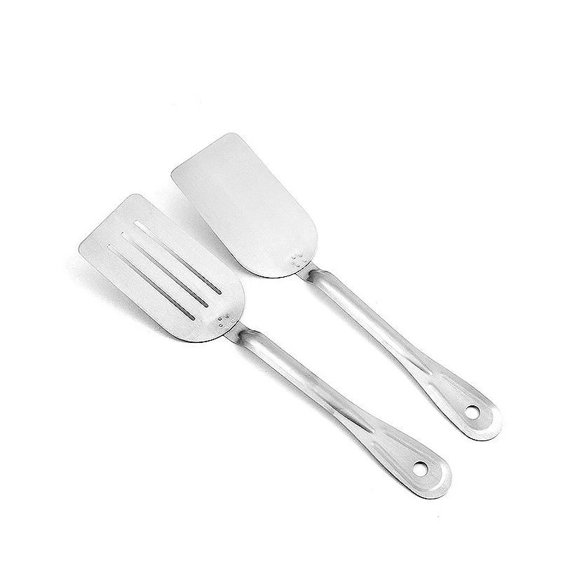 Kitchen Utensils Flat Base Stainless Steel Griddle Egg Meat Turner/Spatula