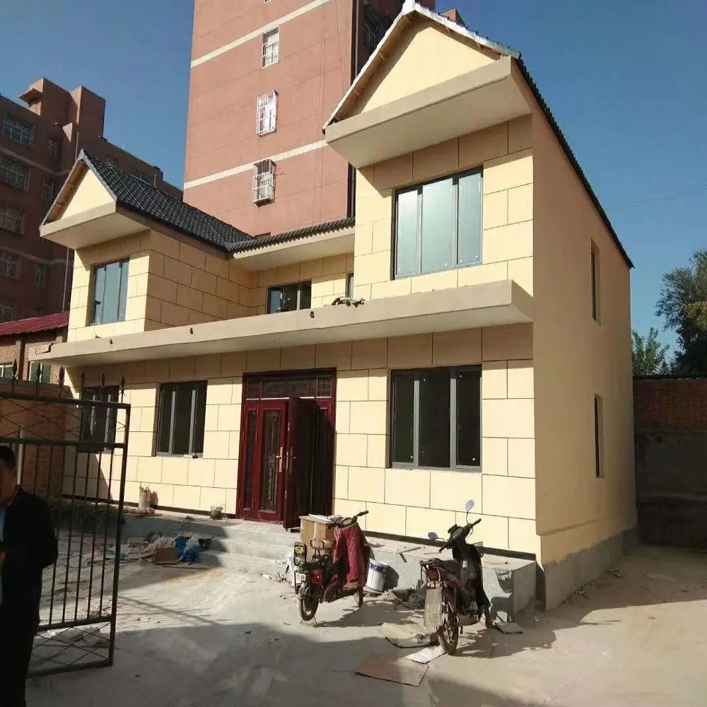 Fast construction portable 3d concrete printer house production line