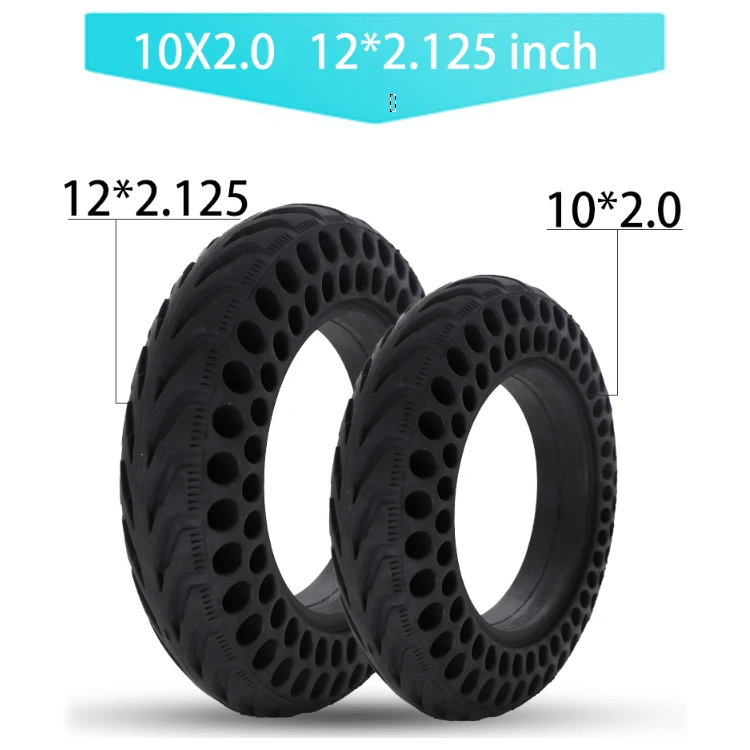 Высококачественные внутренние сотовые резиновые твердые шины 12 дюймов 12x2 для электрического скутера кресла и робота