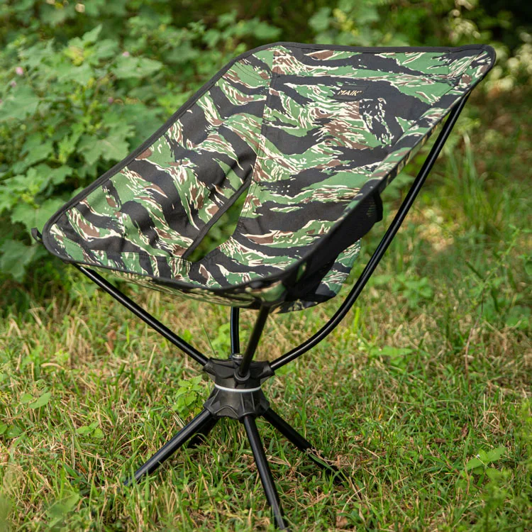 Indoor Outdoor Rest Chair Foldable Moon Chair 360 degree rotatable hiking camping beach chair