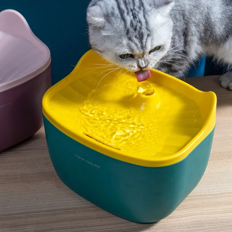  Производство 2.5L Автоматическая pet фонтан воды с милой собачкой диспенсер для USB пьяница ПЭТ поилка кормушка домашних