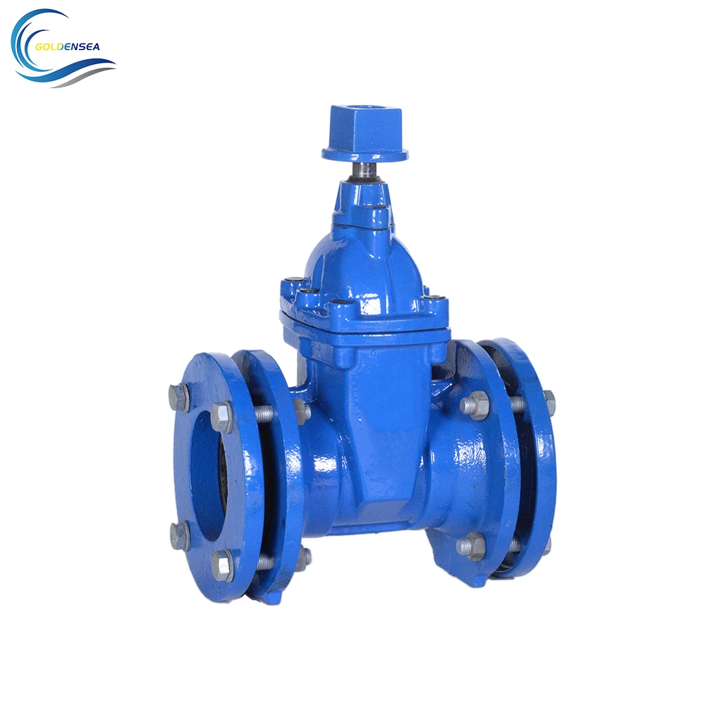 Tianjin Goldensea casting steel wcb or carbon  manual Bevel gearbox gate valve