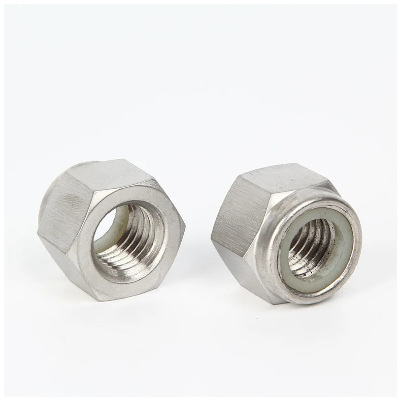 Factory Supply High Quality Nylon Insert Lock Nuts Wholesale Fastener Stainless Steel Carbon Steel