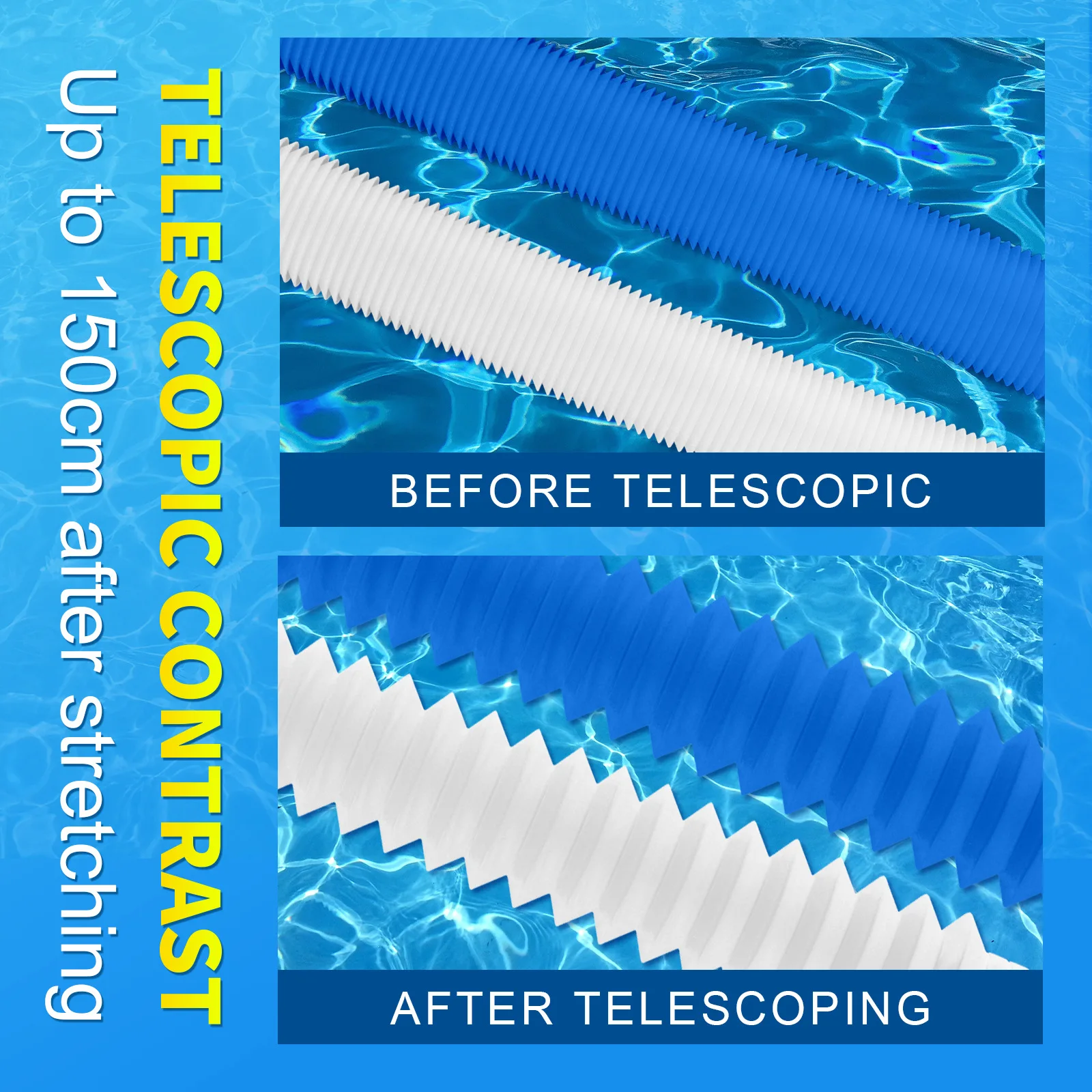 YEGBONG OEM ODM Replacement Retractable Hose Ground Swimming Pool Filter Pump Tupe Snap Tape Leak Proof Maintenance Accessories