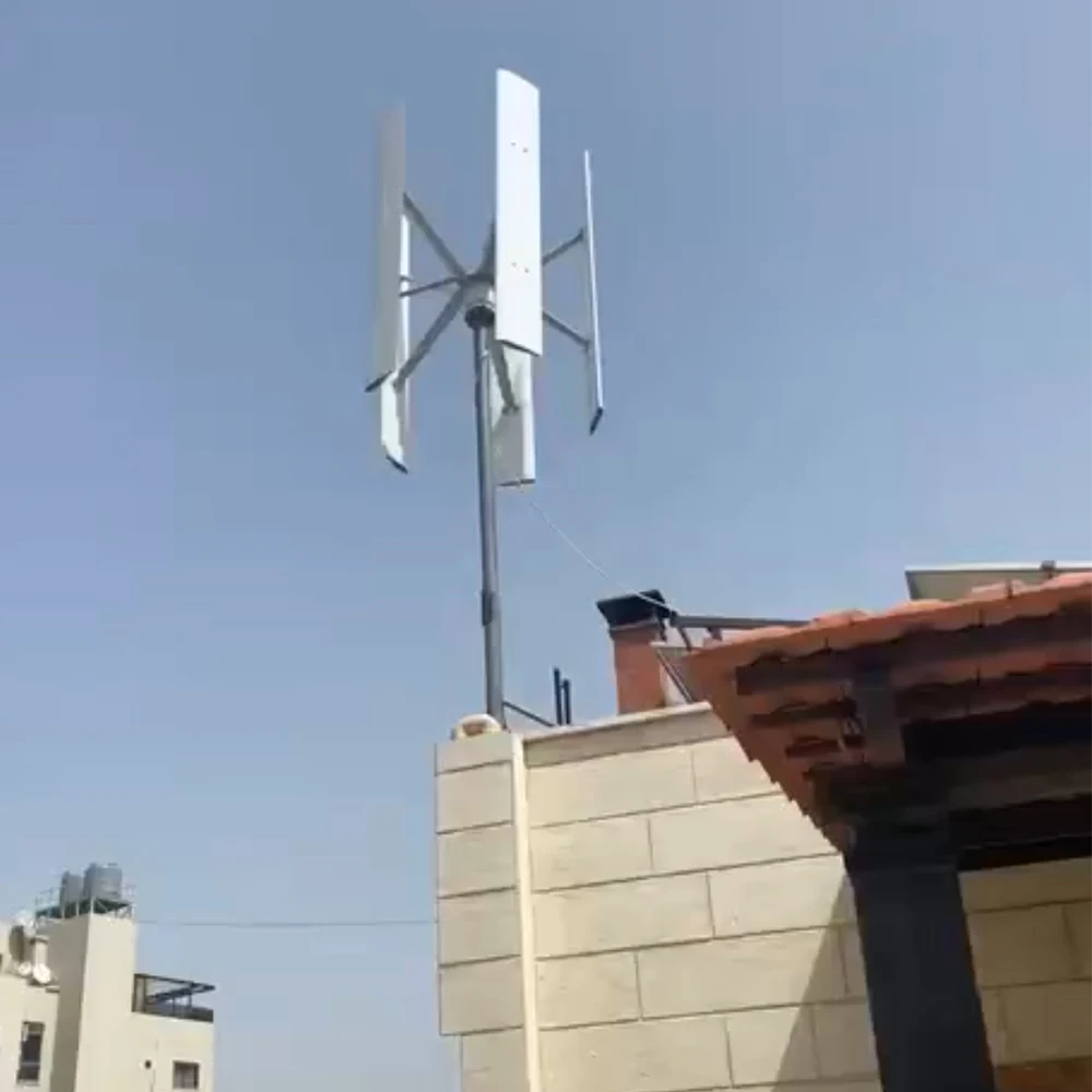 New Energy 10kw Three Phase Ac Permanent Magnet Vertical Wind Turbine Generator