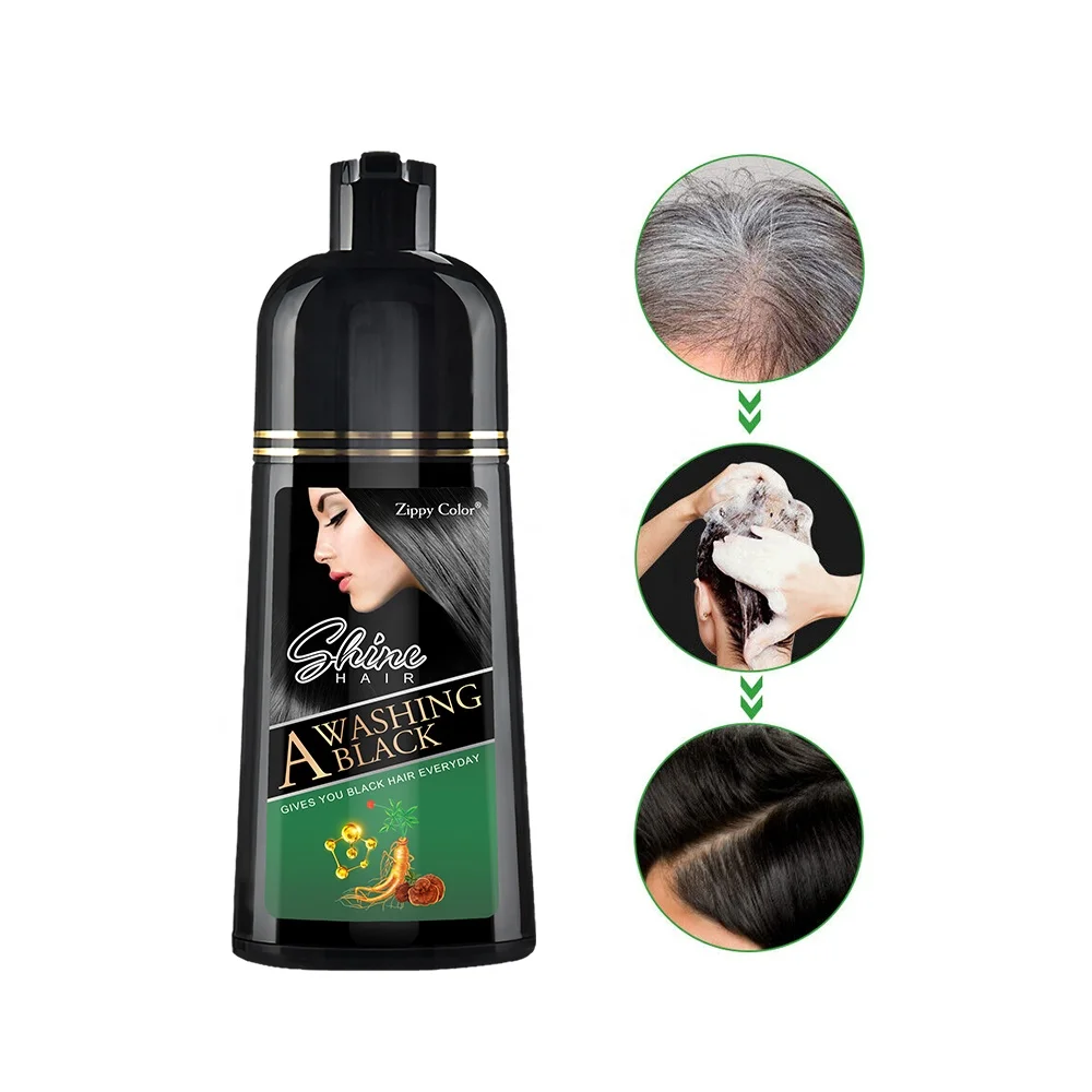 Custom Logo Free Sample Hair Dye Shampoo Chinese Hair Dye Shampoo Hair Color Dye Shampoo