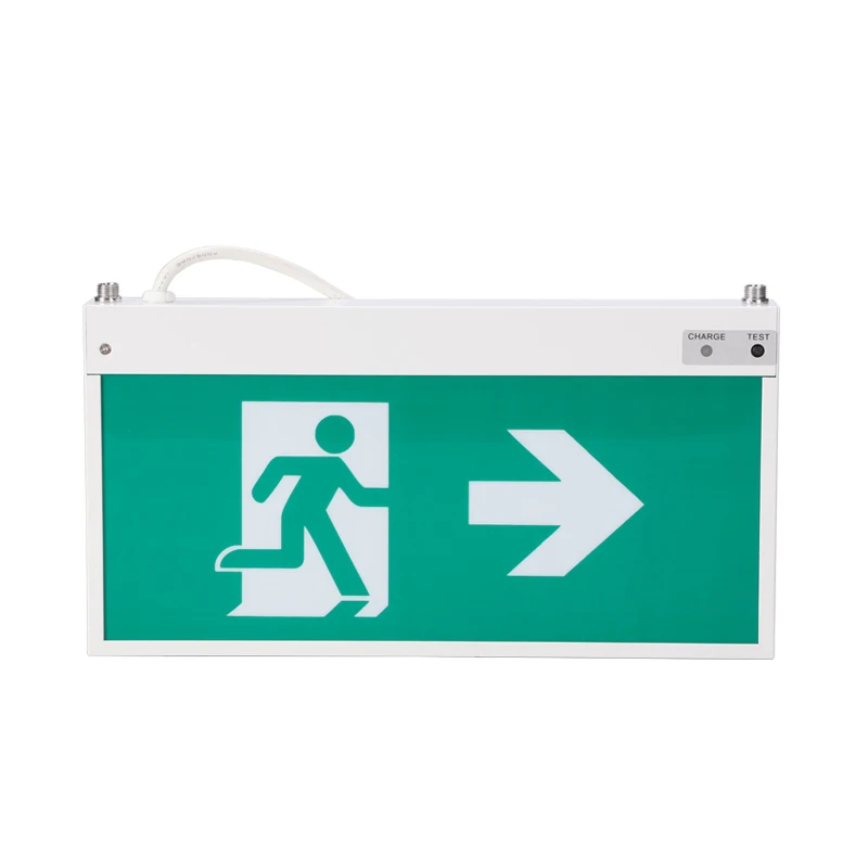 ZhuiMing Maintained EXIT Emergency Exit Indicator Floor Escape Exit Evacuation Indicator Sign LED Emergency  light