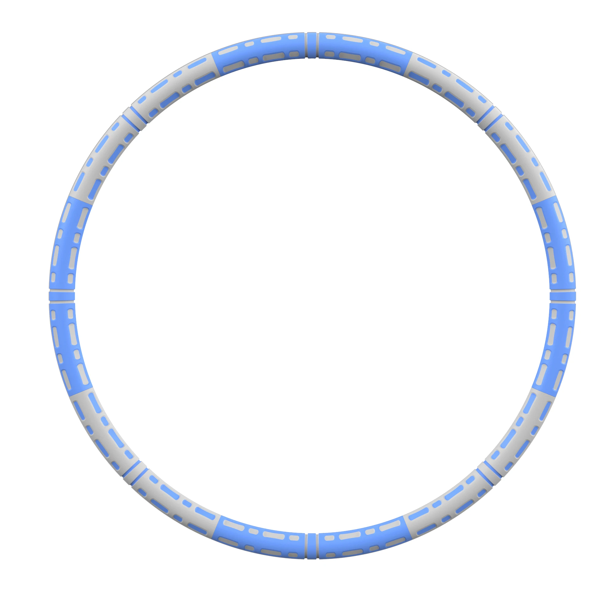 Wholesale Adult Design Professional Soft Fitness Hula Ring Weighted Hoop for Exercise