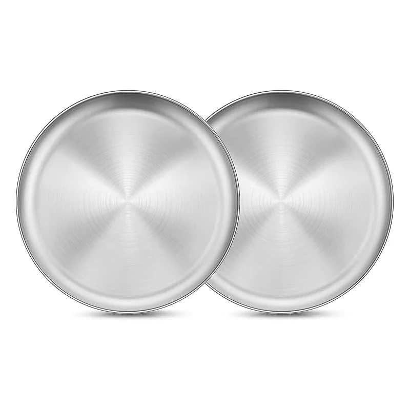 Wholesale Selling Kitchenware Bakeware Aluminum Round Pizza Pan Commercial Baking Oven Bake Tool Outdoors Picnic Toddler Camping