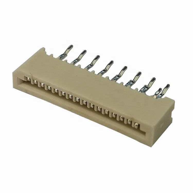 FFC плоский Кабельный штекер с замком 10 14 16 18 20 30 позиция 1,0 мм Dip/прямой контакт односторонний контактный FPC разъем