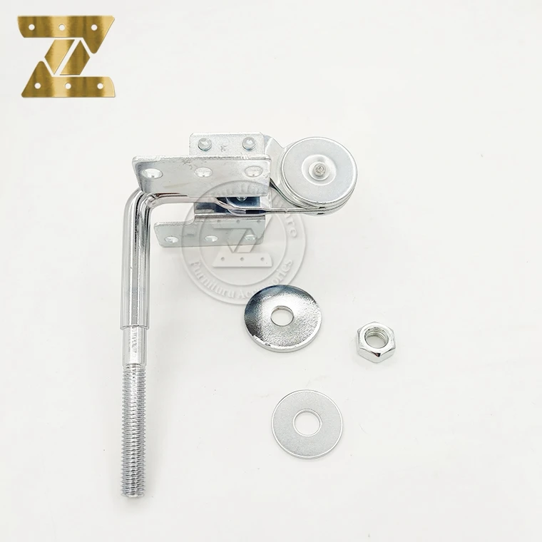 Furniture Hardware 6 Holes Headrest Accessories 5 Gear  Adjustable Sofa Headrest Hinge 90 Degrees Adjustable Fitting hinge