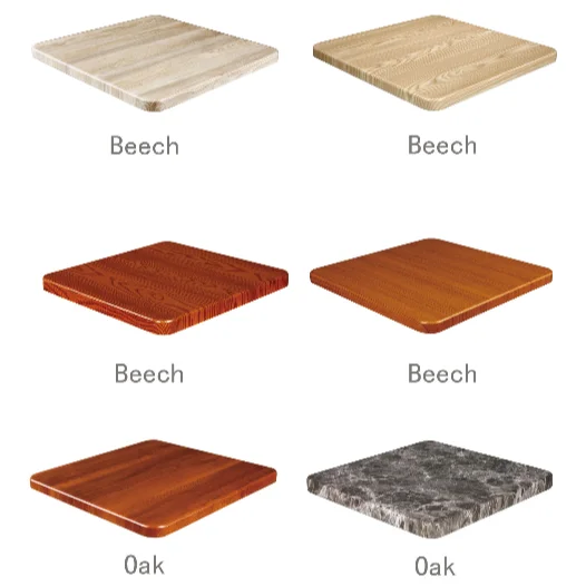 marble top wood restaurant dining table top