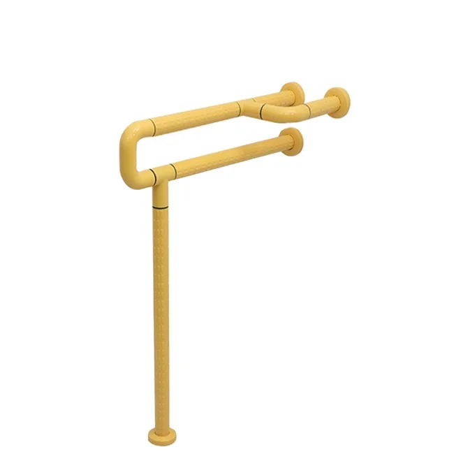 Stainless Steel Swing & Suction Grab Bar for Enhanced Bathroom Safety High-Quality Cup Urinal Support with Non-Slip Base