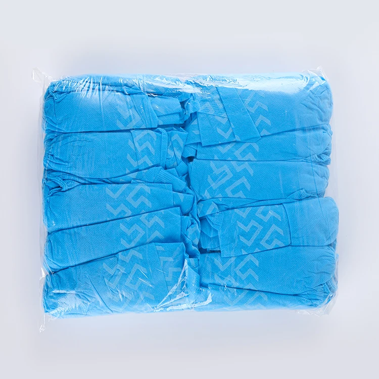 Wholesale Disposable protective anti-slip Non Woven clean room industry salon Shoe Cover