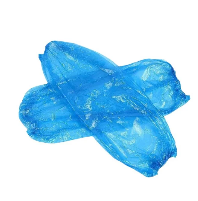 Полиэтилен Ldpe одноразовый пластиковый полиэтиленовый рукав с эластичной манжетой микропористый нарукавник