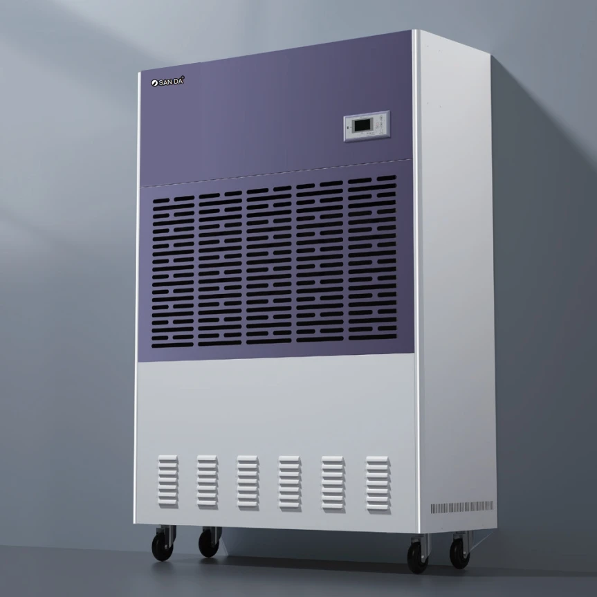 High capacity Industrial dehumidifier 12kg/h dehumidifiers with refrigerant R410a for sale
