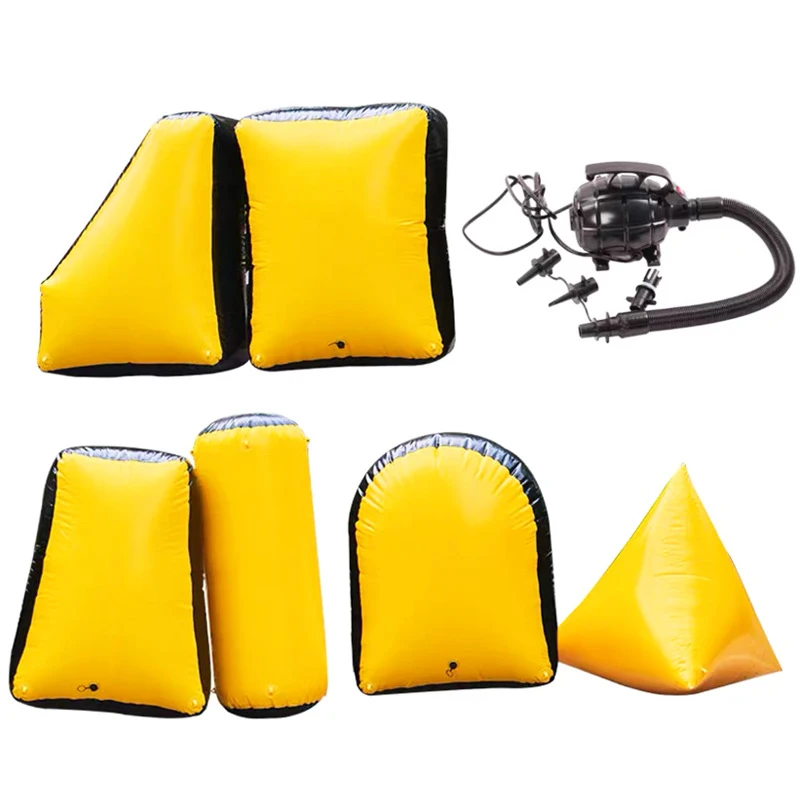 Field Shooting Game Inflatable Paintball Bunker CS Obstacles Game Arena Interactive Bunkers for Team Building Activities