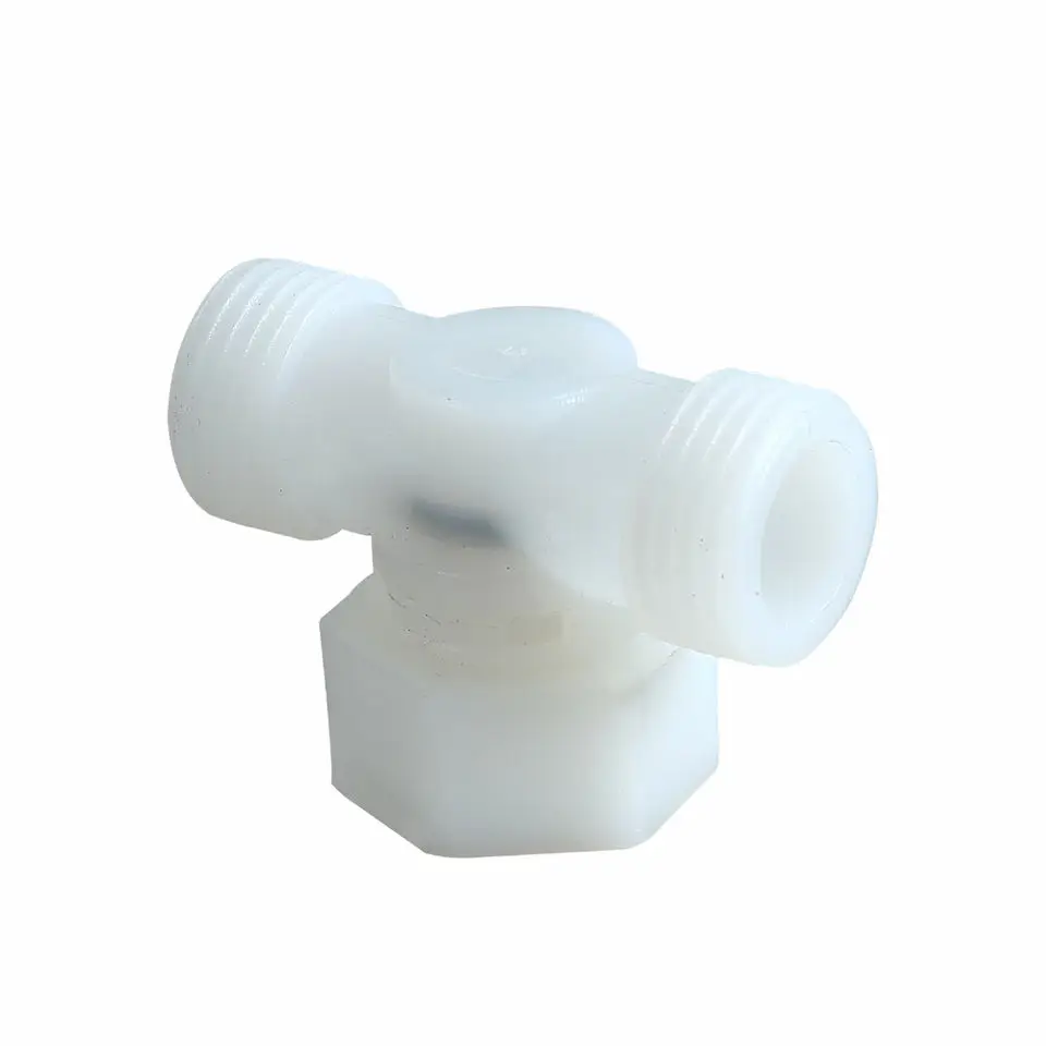 Bathroom accessories nylon thread Water pipe nozzle connection elbow tee