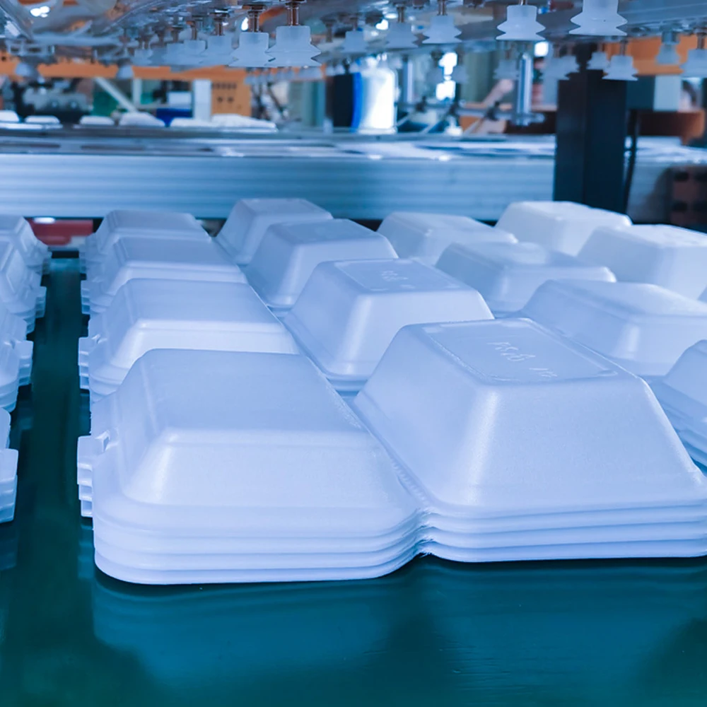 hot sale psp polystyrene foam thermocol dishes plate container box tray making machine