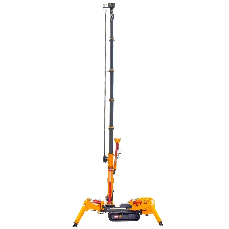 second hand spider crane 5m 10m 18m Diesel Powered Telescopic mobile crane lifting equipmentmini crane spider for sale