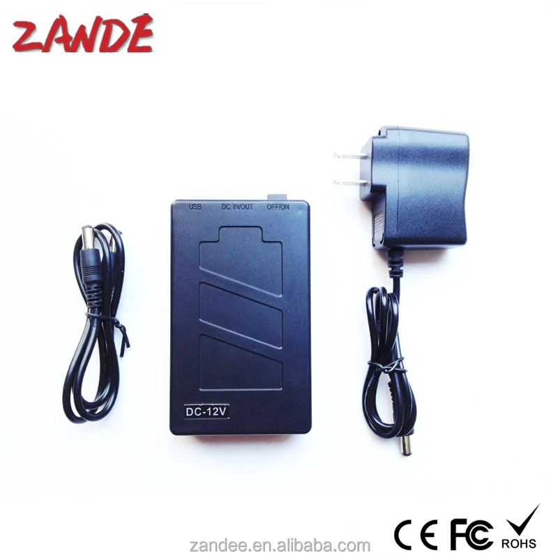 YSD-12480 Portable Rechargeable 12V 4800mah li-ion battery for WIFI Booster CCTV Camera