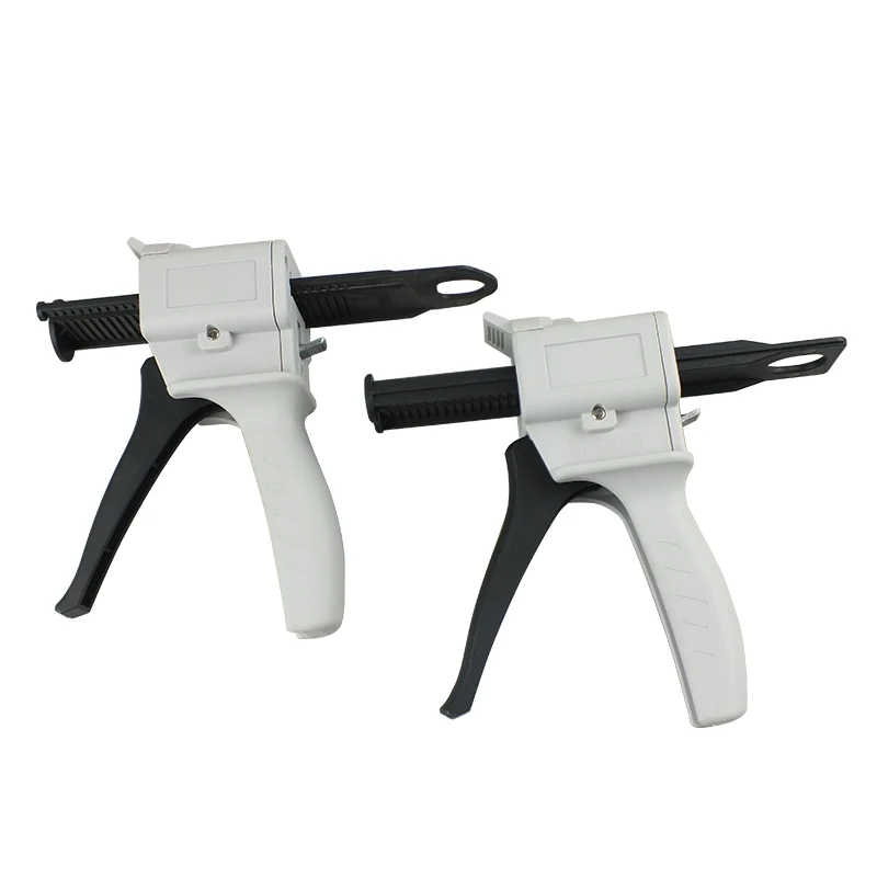 Новое поступление, 50 мл, высокие и мягкие материалы с несколькими соотношениями на выбор, эпоксидная смола AB, металлический зажим, ручной клеевой пистолет