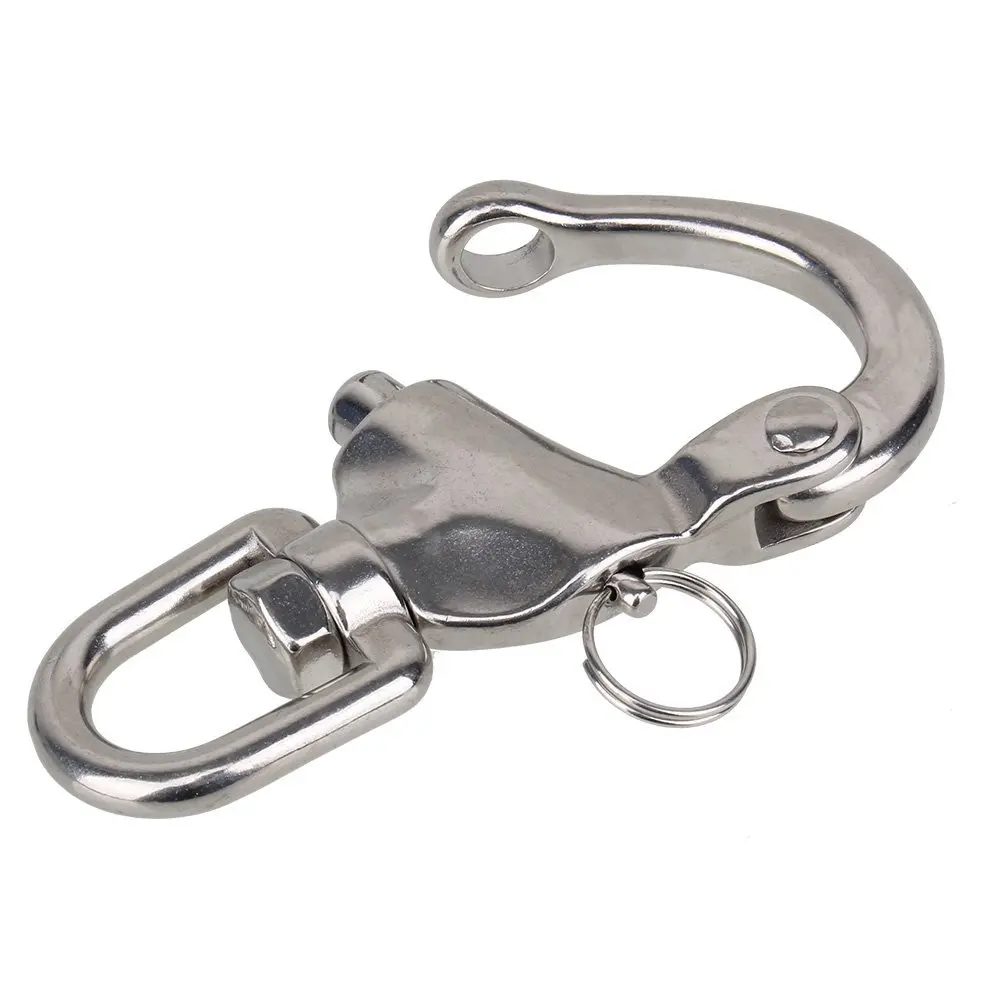 high quality grade 316 stainless steel snap shackles for paracord bracelets swivel snap shackles