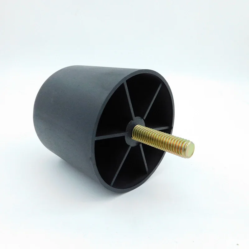 Простота установки, 2,4 дюйма, круглые короткие ножки для мебели, пластиковые ПВХ винтовые ножки мебели, кожаный большой диван, набор ножек