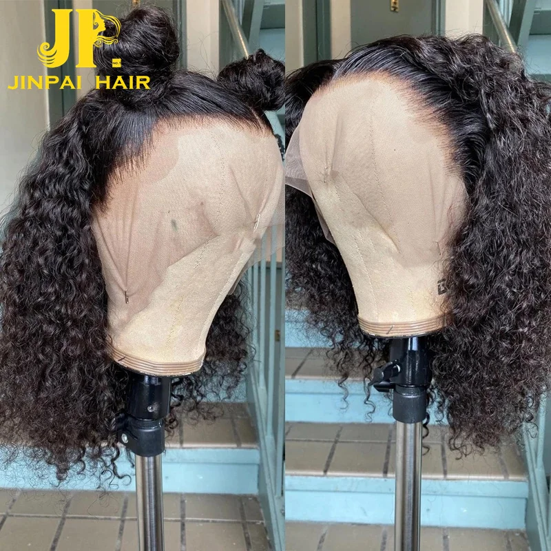 
JP 180% Density Glueless Short Hd Full Lace Bob Wigs Straight Pixie Cut,Transparent Lace Frontal Wig Bob Virgin Human Hair Wigs 