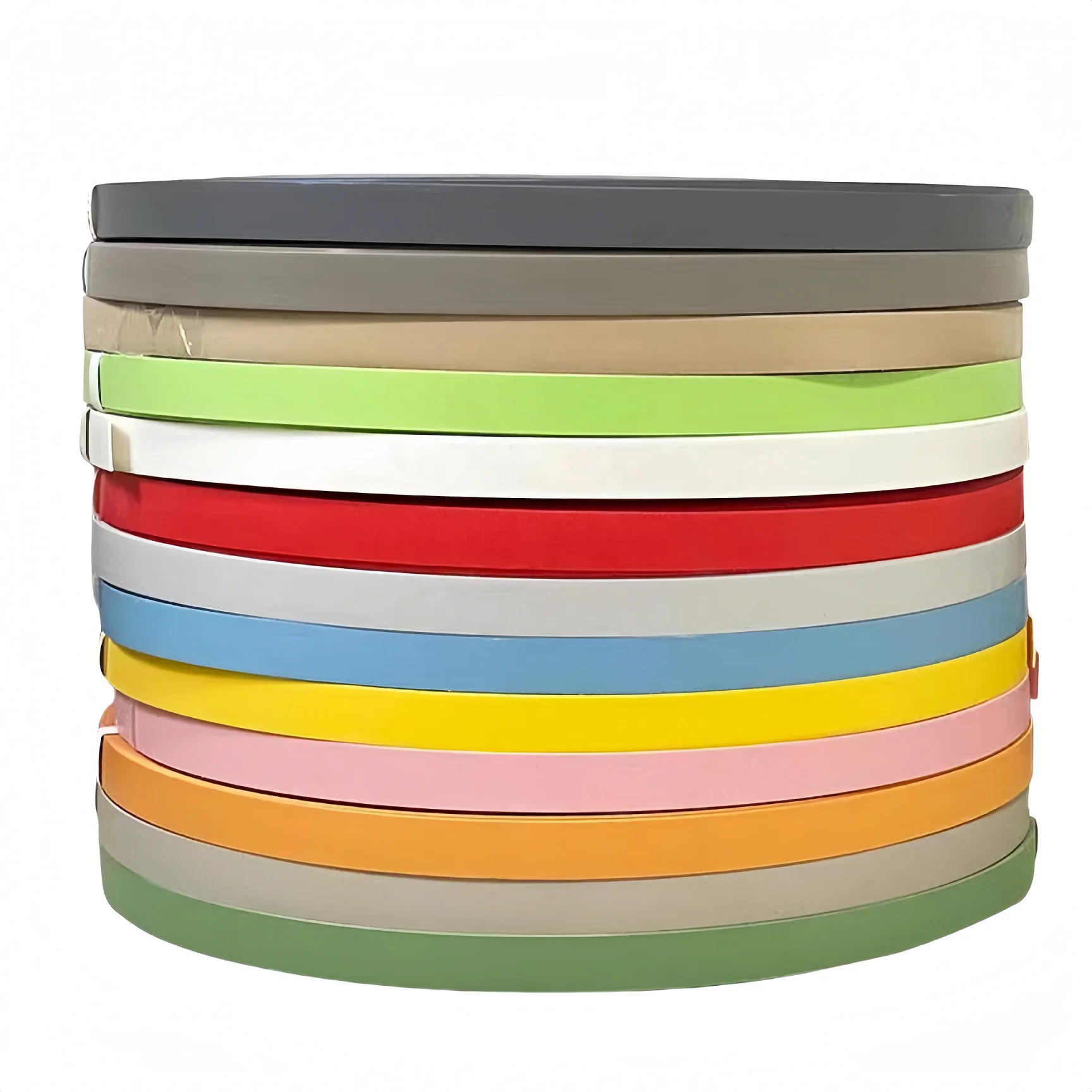 High Quality Solid Color PVC Edge Banding Acrylic Wood Plastic Furniture Decoration Trimming Tape for Cabinet Accessories