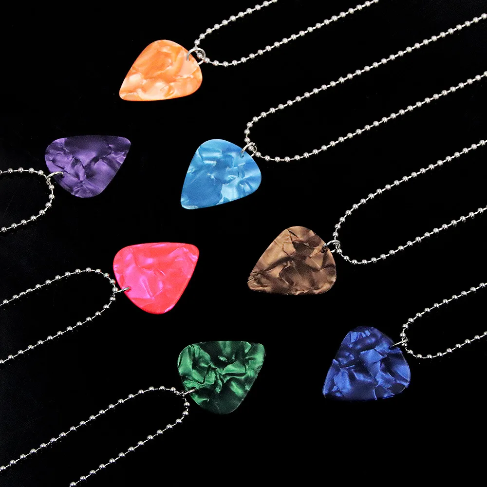 Best Seller Eddie Guitar Pick Necklace for Stranger Hellfire Club Women Men Necklace Jewelry Gift