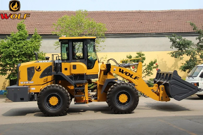 ZL30 wheel loader wolf WL938 loader eath moving machinery for sale
