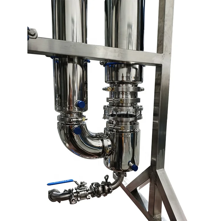 100 or 200L/hr Full System Falling Film Evaporator Equipment