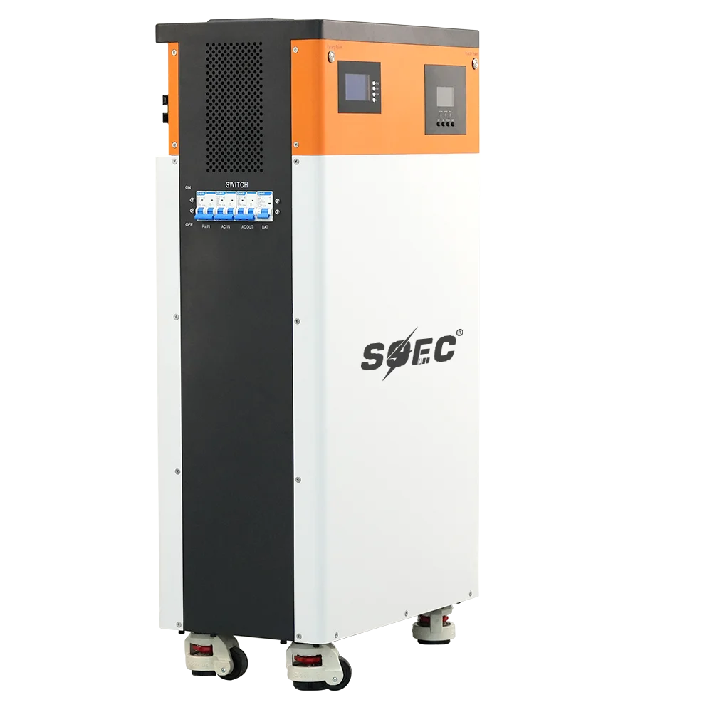 All In One 48V 200Ah 300Ah Solar System LiFePO4 Battery 15KW Power Wall Built in Inverter and BMS