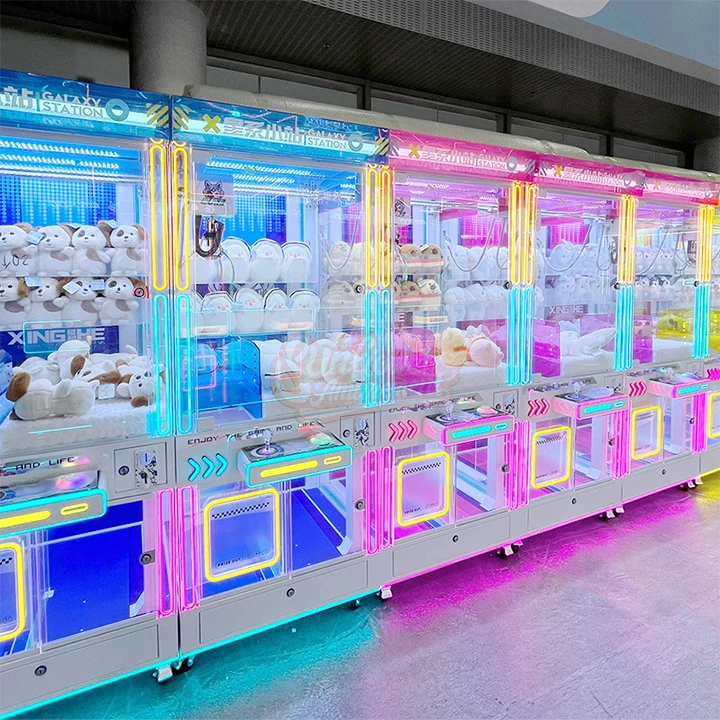 Indoor Amusement Equipment Coin Operated Games Mini Plush Toy Claw Crane Machine  Gift Game Machine