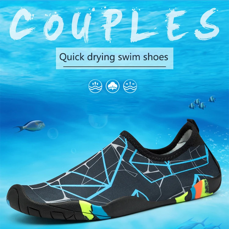 Men and women beach shoes couple snorkeling shoes fitness yoga moccasins neoprene socks shoes