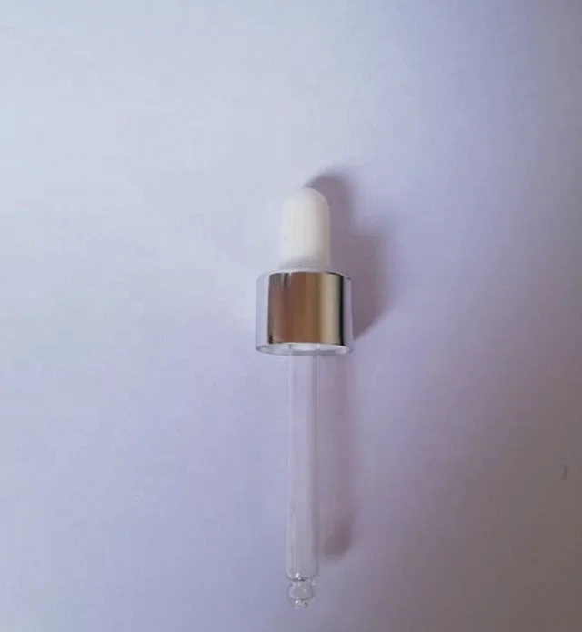 glass dropper bottle tamper evident 18/410 dropper cap