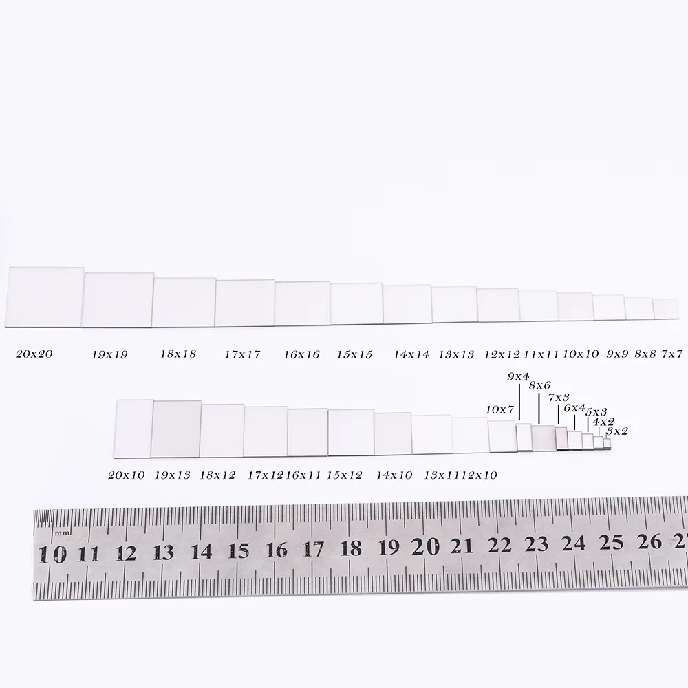 Lab Grown Singal Crystal Film Diamond Plate Sheets Cvd Diamond Film Loose Diamond Chips
