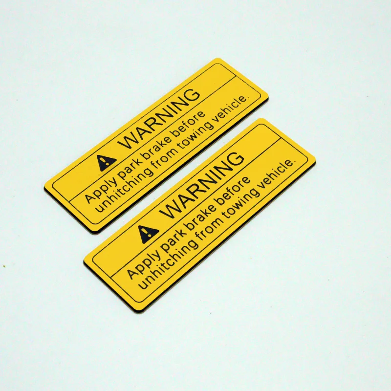 China Wholesale High Quality Engraved ABS  / Phenolic PV Solar Label Power System Tag