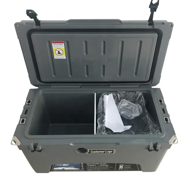 Sept Discount 75T Rotomolded  Camping Ice box  Party Ice Chest Beer Coolers  cooler box for 5 days