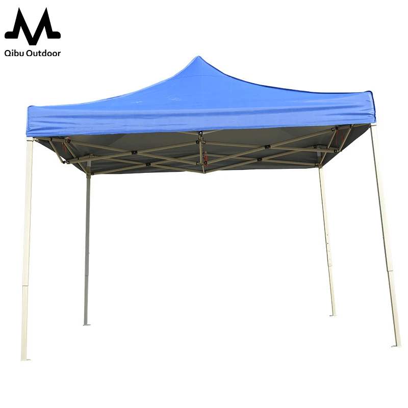 Qibu Custom Pop Up Canopy Tent Folding Gazebo Oxford Fabric Trade Show Tent Garden Shade Pavilion Outdoor Event Shelter